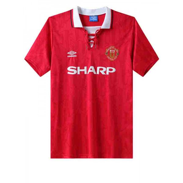 Manchester united home jersey mens retro shirt 1992-1994